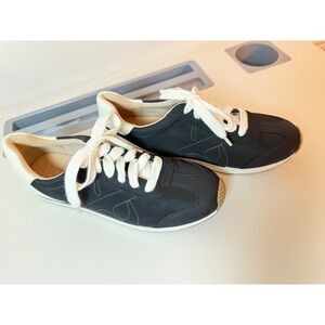 Loft Lou & Grey Everyday Sneakers Womens 8.5 Black White Lace Up Low Top